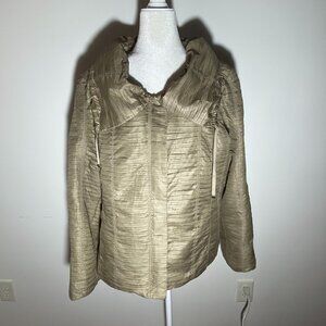 Chico's Ladies Tan Jacket Size 3